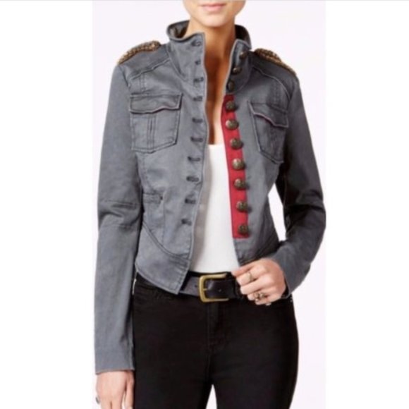 Free People Jackets & Blazers - Free People Shrunken Officer Military Size XS